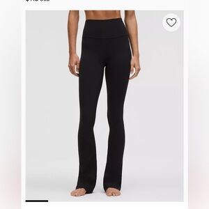 lululemon athletica Black Mini flare Leggings